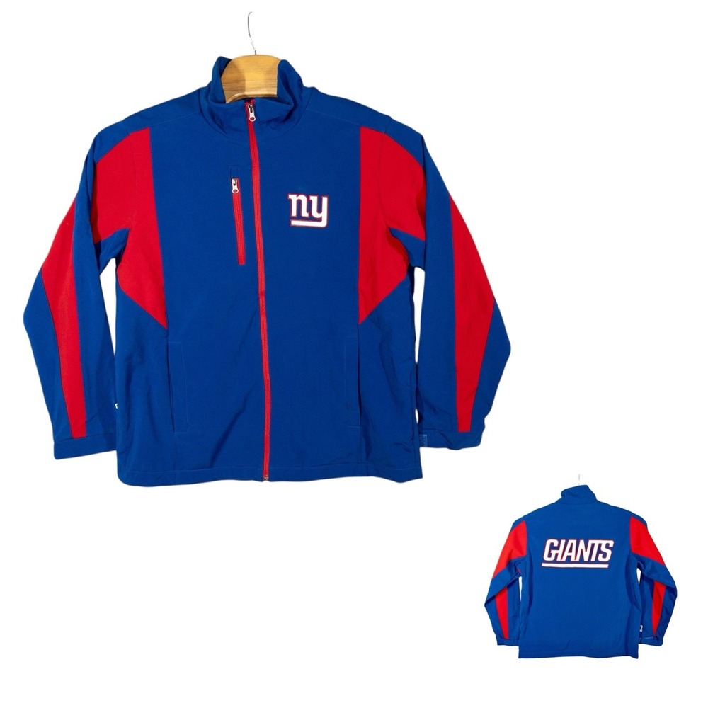 NFL G-III NY Giants Full Zip All Weather Lined Athletic‎ Jacket Mens Large